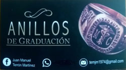 Anillos de Graduación-tarjeta